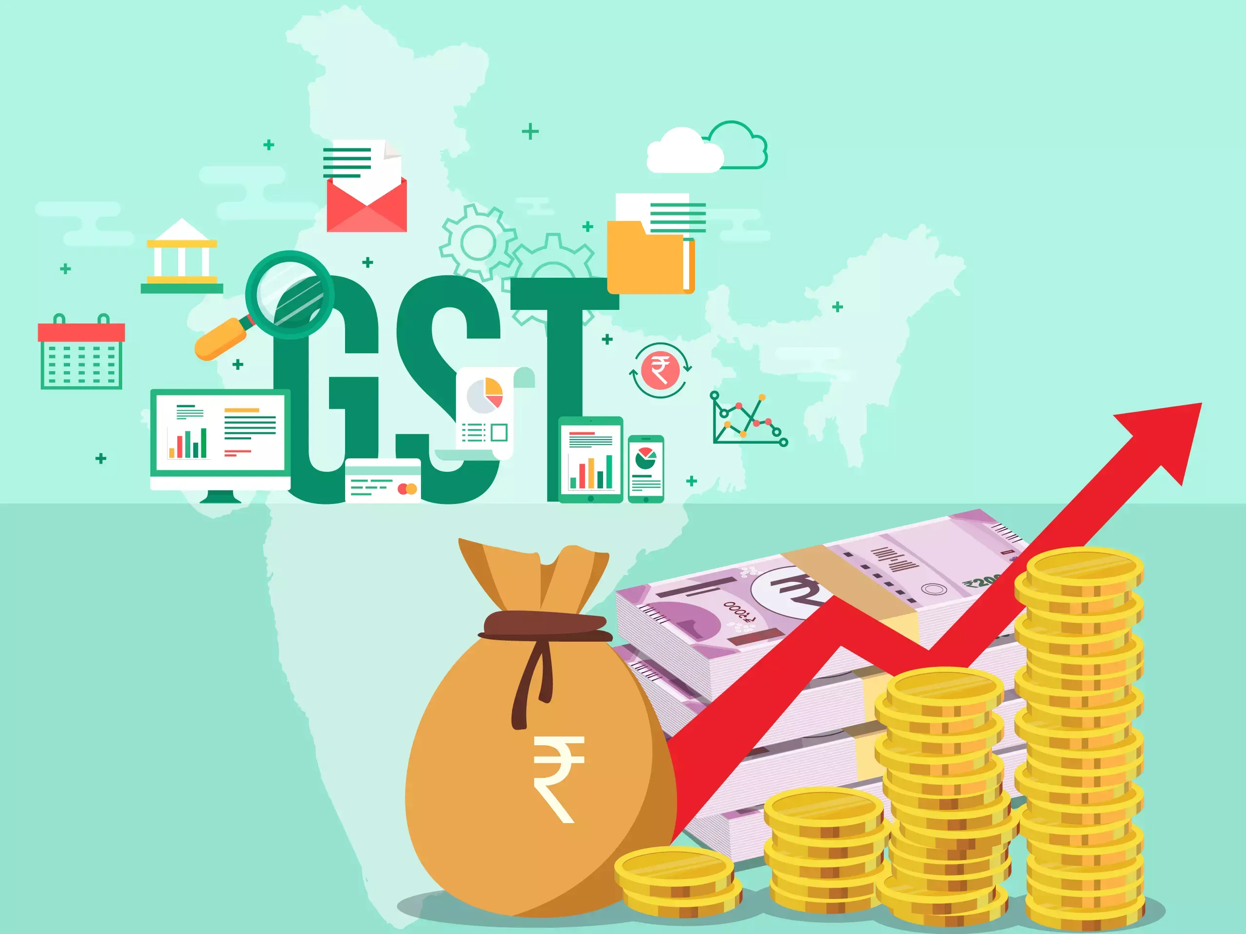 gst ravanue income growth