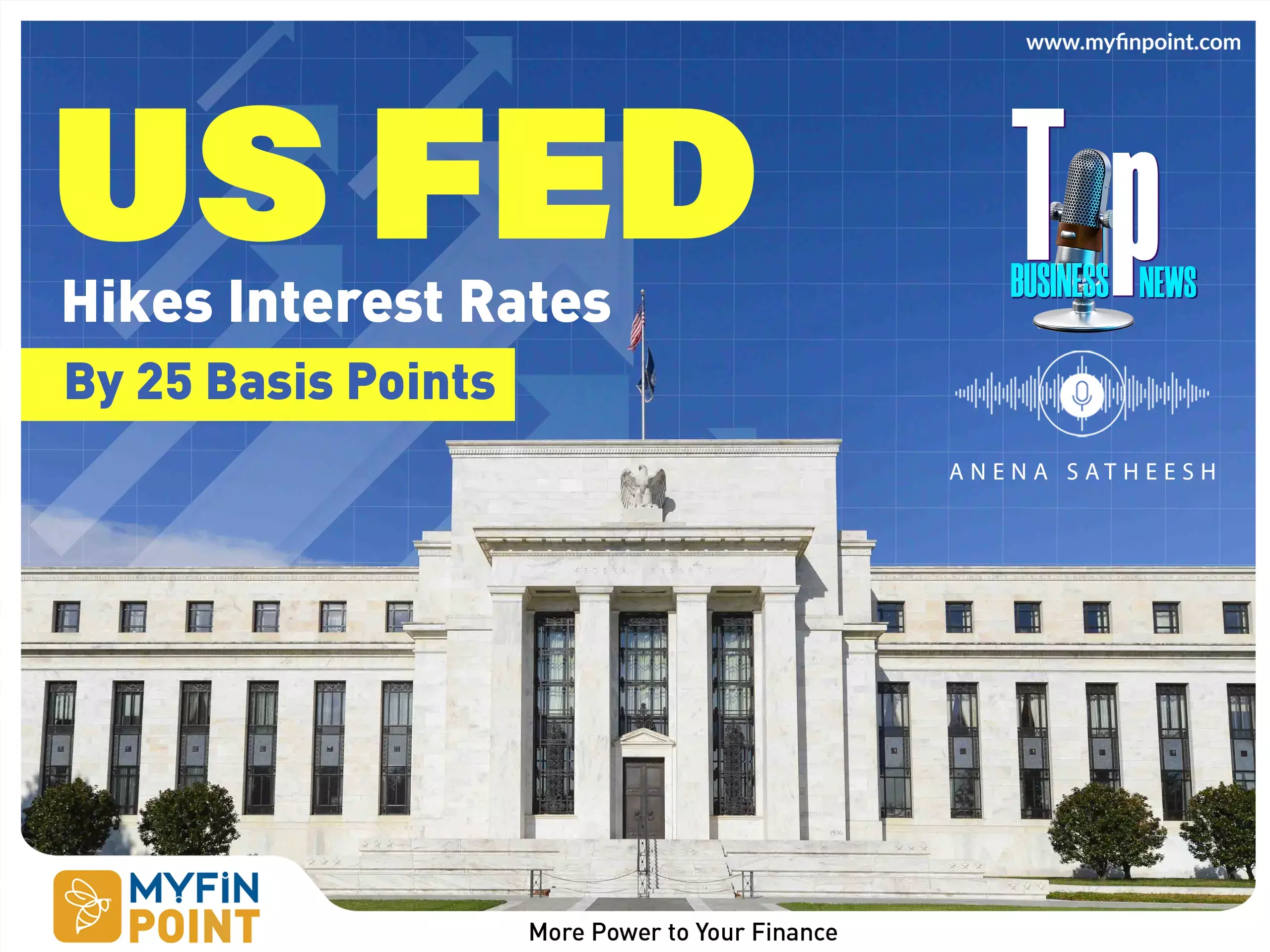 US Fed Hikes Interest Rates By 25 Basis Points US Fed Hikes Interest Rates By 25 Basis Points
