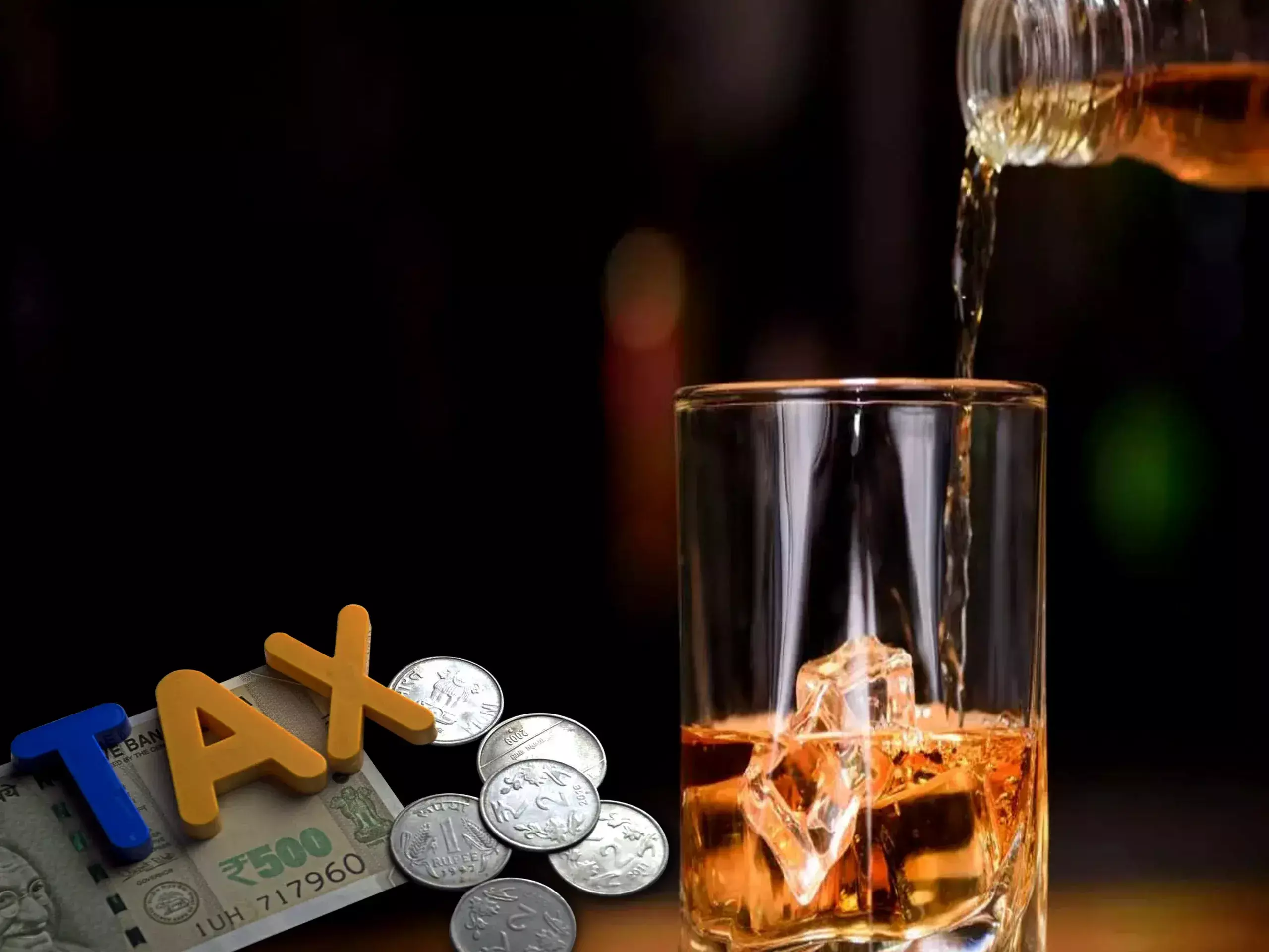 rs 13,600  crore (23.4% ) rise in  states tax  revenue, alcohol tax contributes only 4 % of total  kitty rs 13,600  crore (23.4% ) rise in  states tax  revenue, alcohol tax contributes only 4 % of total  kitty